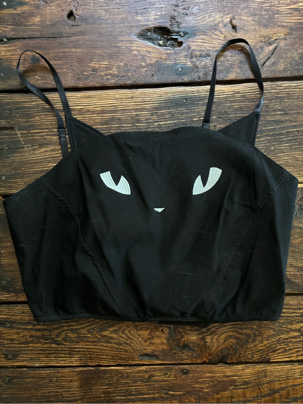 Dolls Kill Black Cat Corset